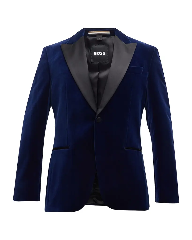 BOSS Men 's Velvet Peak-Lapel Dinner Jacket