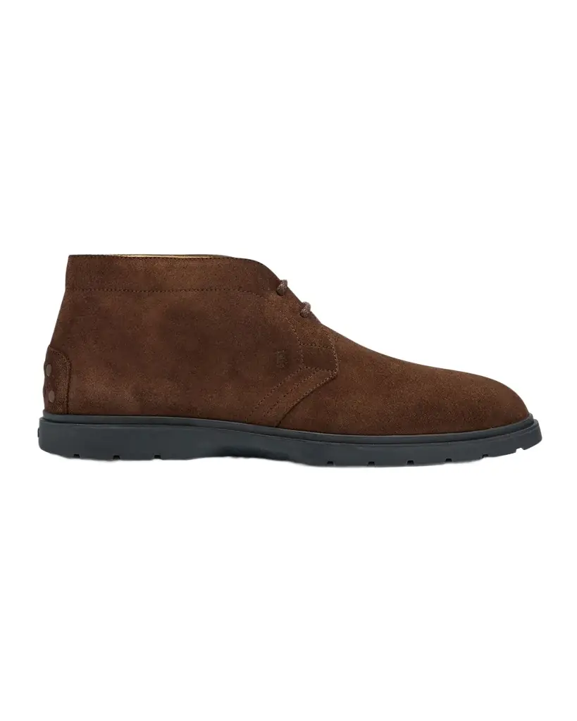 Tod 's Men 's Polacco Ibrido Estivo Suede Chukka Boots
