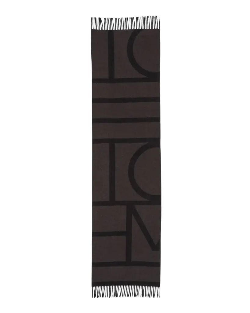Toteme Monogram Jacquard Wool Scarf - Women's Accessories