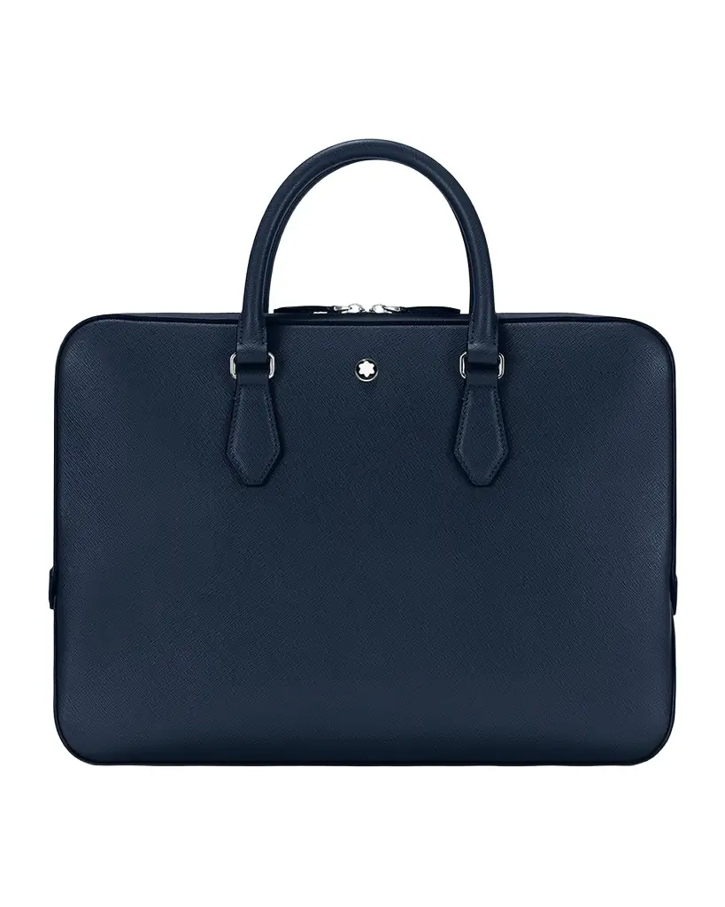 Montblanc Men 's Sartorial Thin Saffiano Leather Document Briefcase