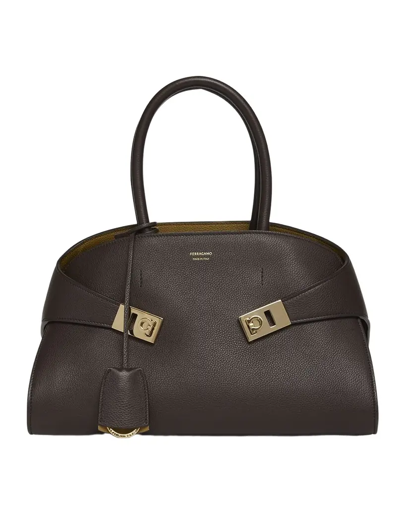 Ferragamo Small Hug Leather Top-Handle Bag