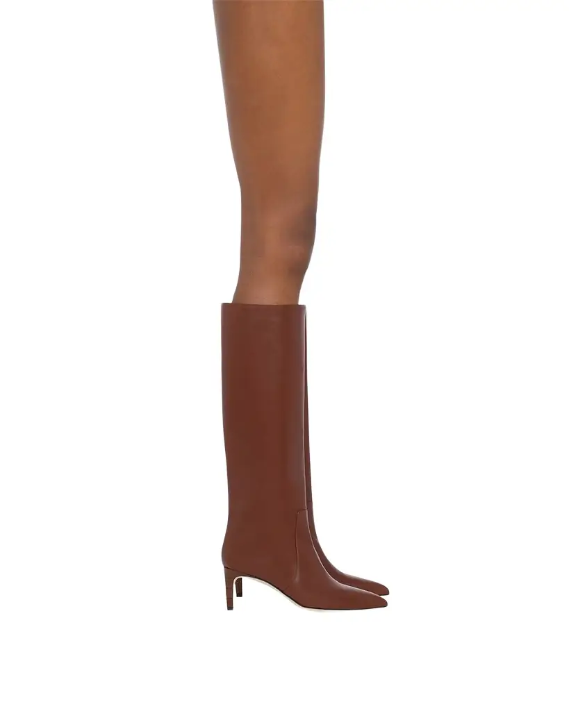 Paris Texas Knee-High Leather Stiletto Boots