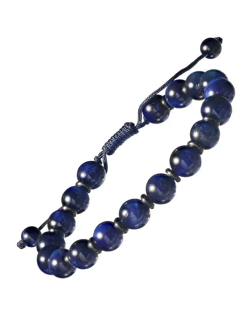 Link Up Men 's Tiger 's Eye Beaded Bracelet