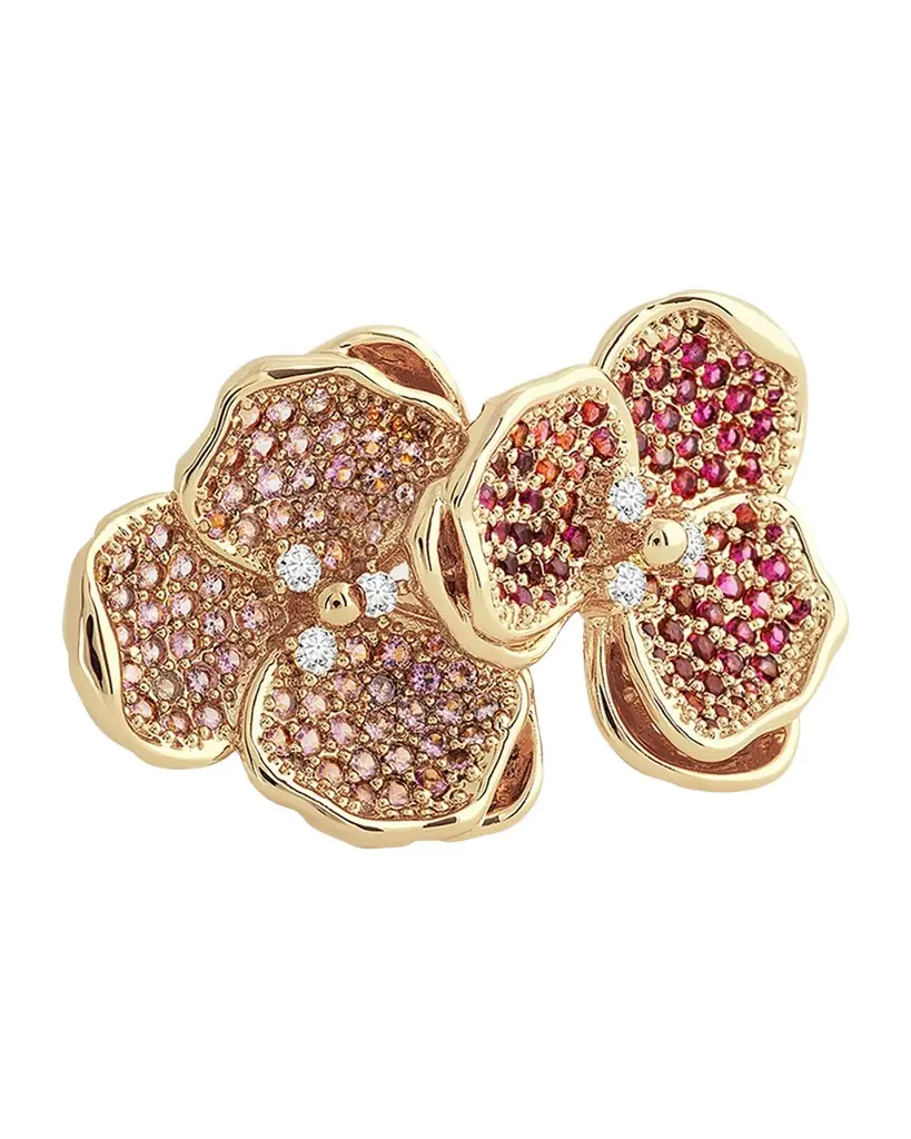 Anabel Aram Jewelry Cubic Zirconia Orchid Ring