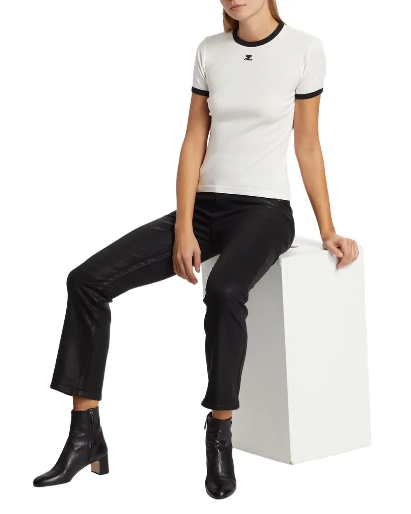 Courreges Signature Contrast T-Shirt