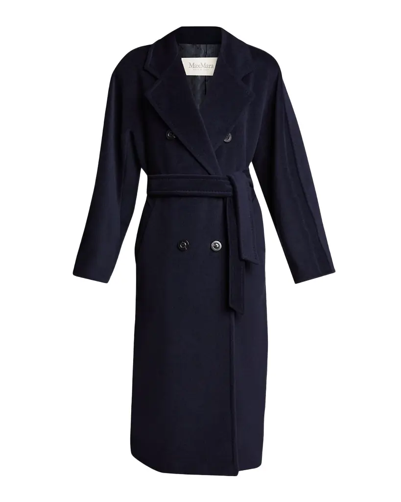Max Mara Madame Belted Wool/Cashmere Coat