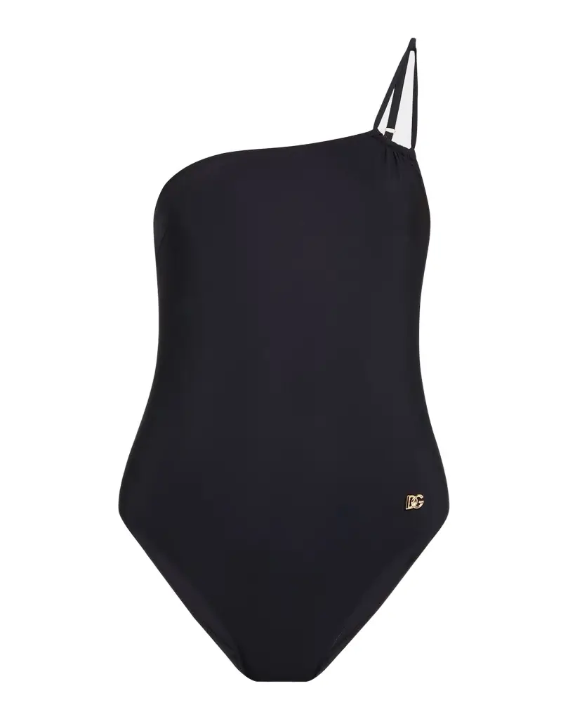 Dolce & Gabbana Asymmetric One-Piece Swimsuit