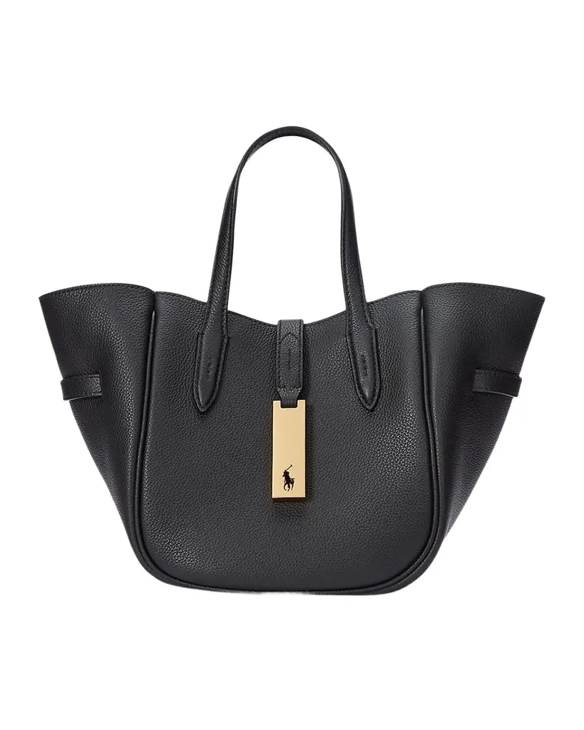Polo Ralph Lauren Polo ID Leather Small Tote