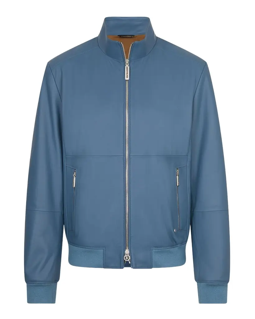 Stefano Ricci Men 's Leather Full-Zip Blouson Jacket