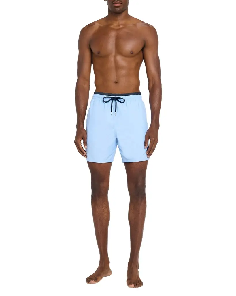Vilebrequin Men 's Les Unis Bicolor Swim Trunks