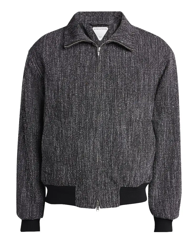 Bottega Veneta Men 's Multicolor Fleck Zip Jacket