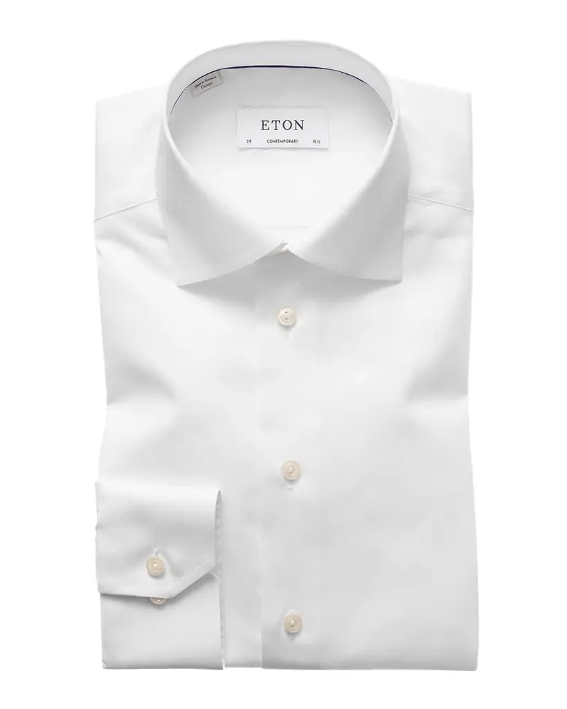 Eton Contemporary-Fit Twill Dress Shirt