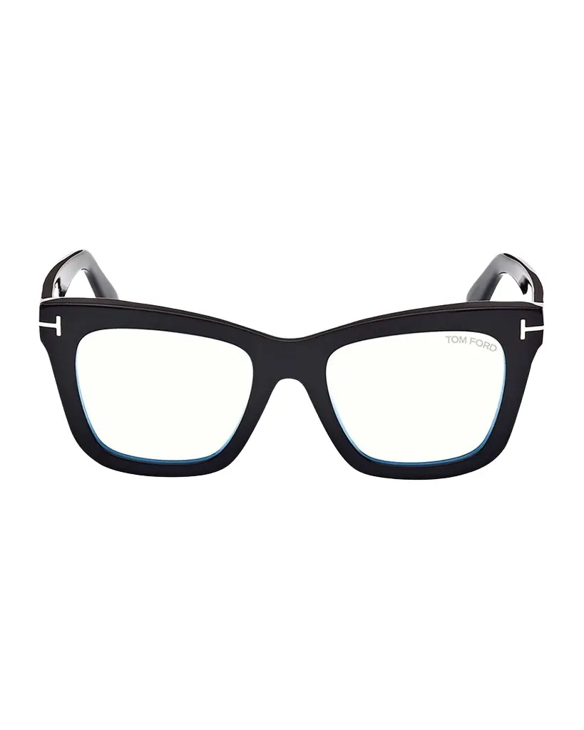 TOM FORD Acetate Square Blue-Block Optical Frames