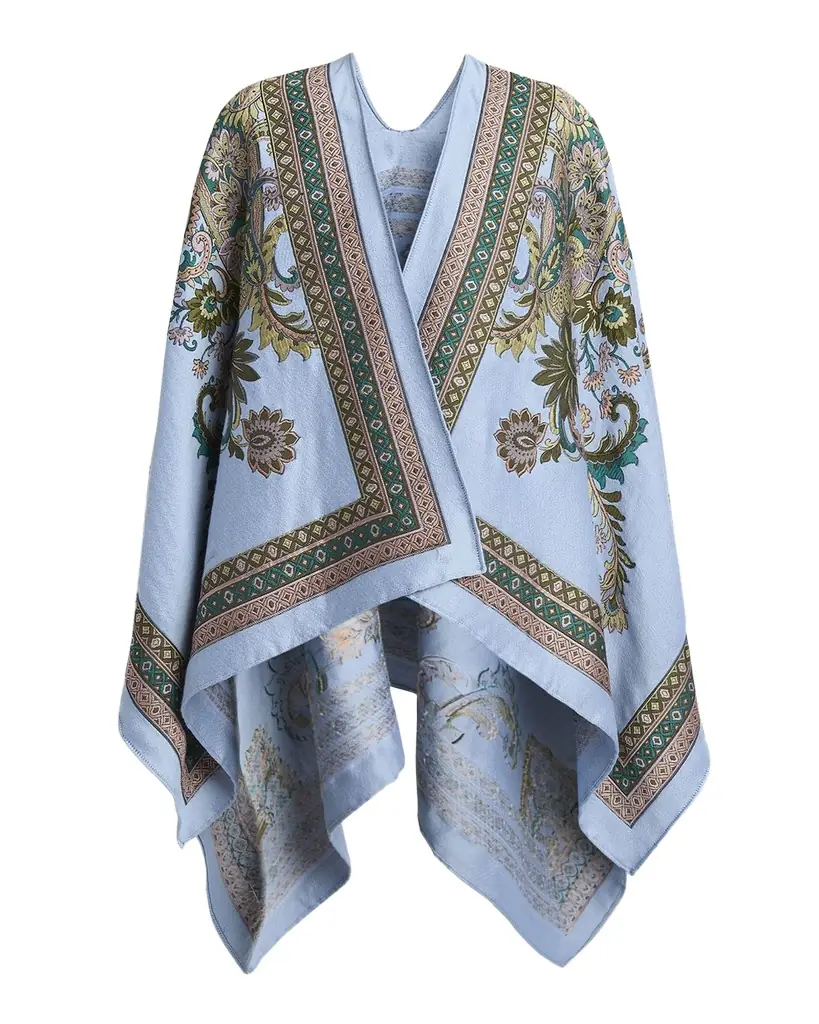 Etro Paisley Jacquard Cape