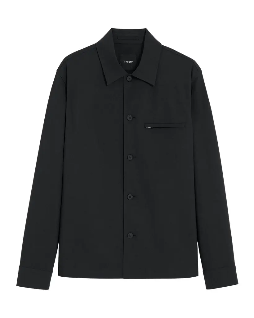 Theory Men 's Stretch Nylon Overshirt