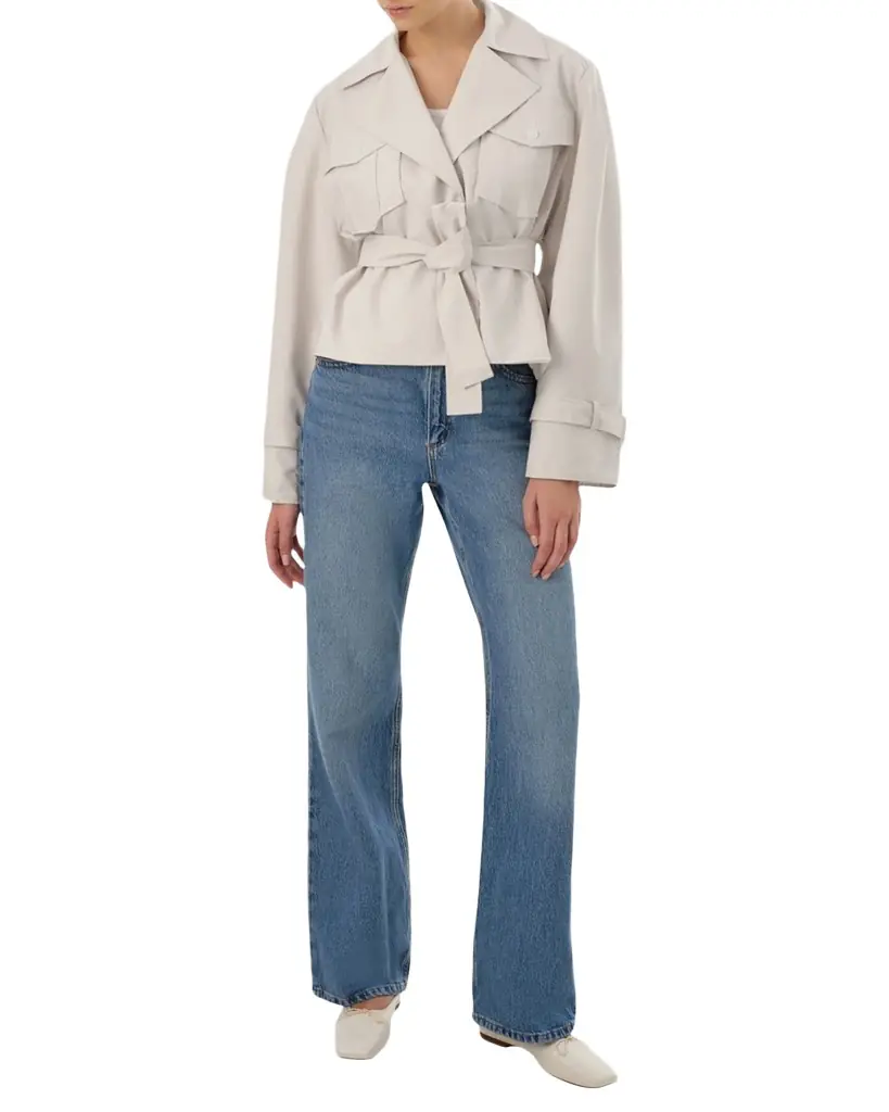 LaMarque Quinn Cropped Trench Jacket