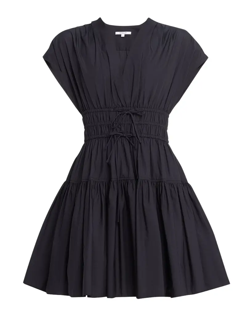 Derek Lam 10 Crosby Tora V-Neck Mini Dress
