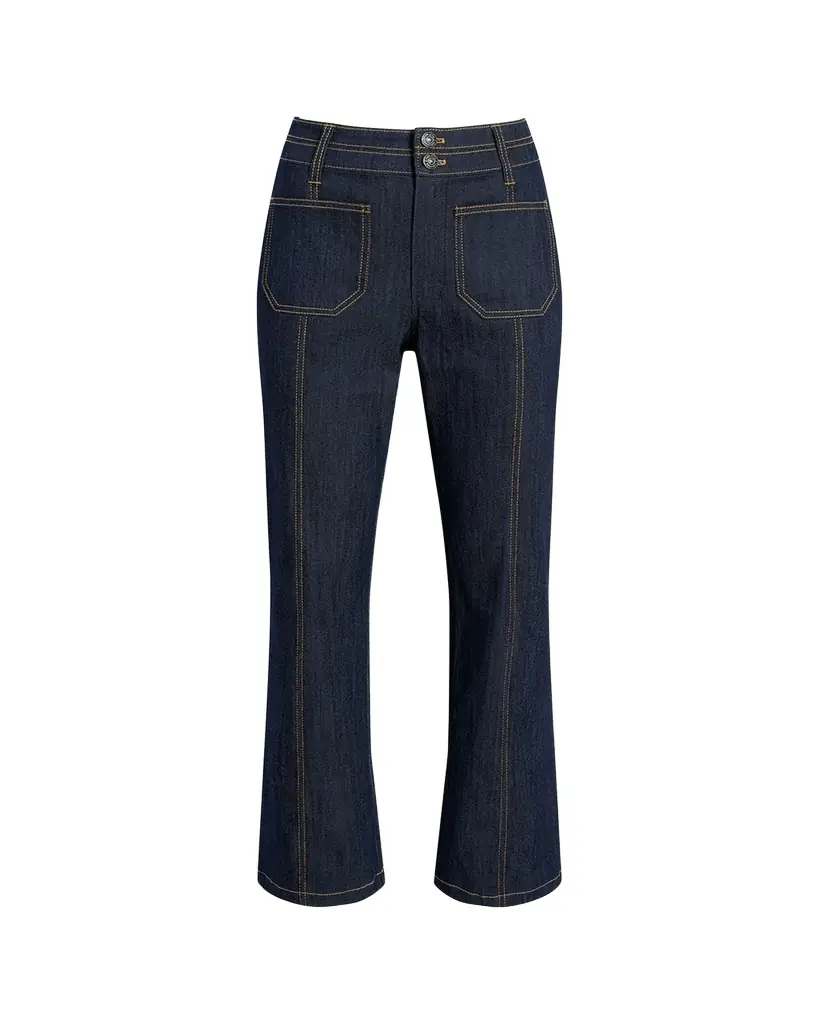 Cinq a Sept Dorothea Denim Patch Pocket Pants