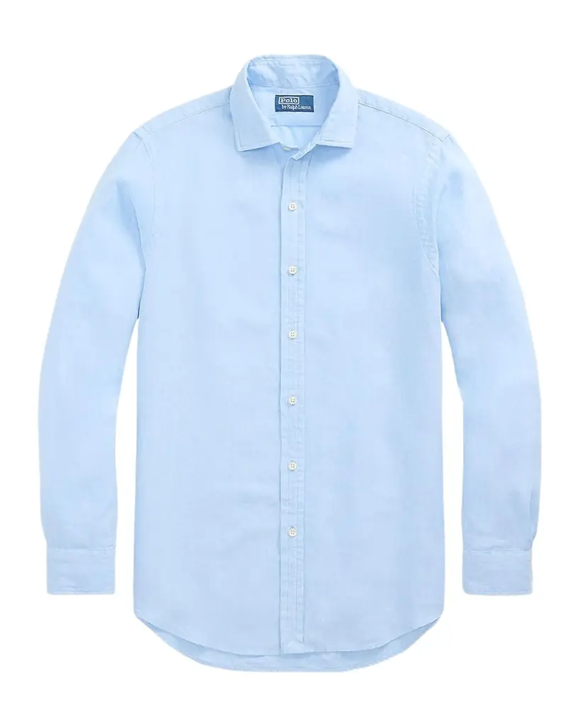 Polo Ralph Lauren Men 's Classic-Fit Linen Casual Button-Down Shirt