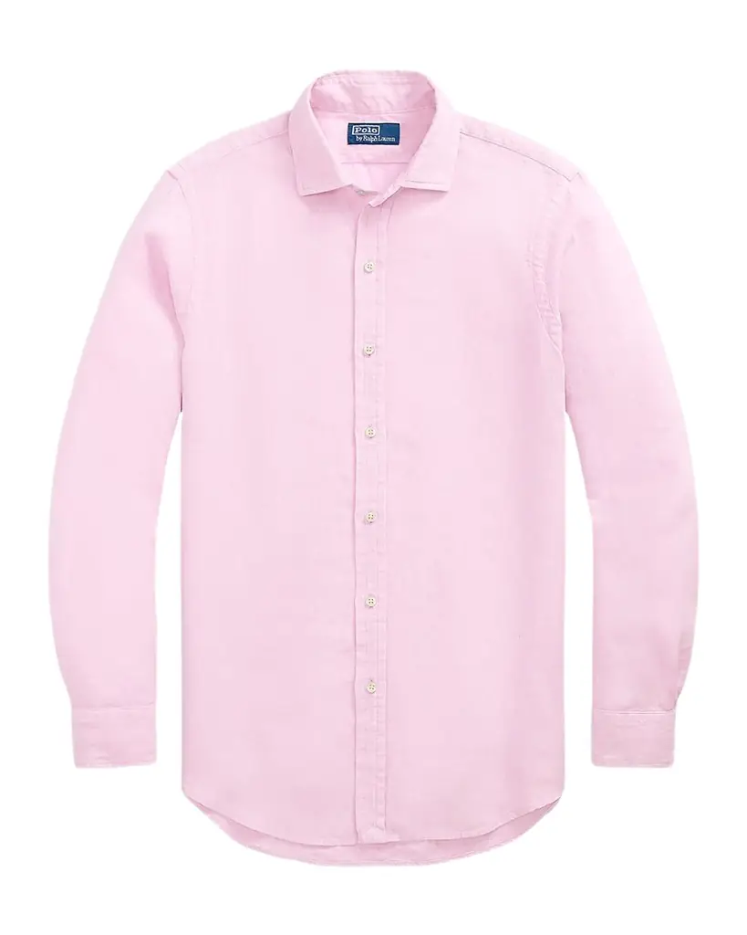 Polo Ralph Lauren Men 's Classic-Fit Linen Casual Button-Down Shirt