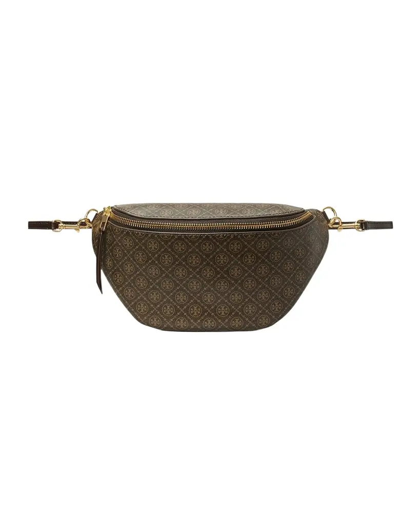 Tory Burch T Monogram Coated Canvas Belt Bag