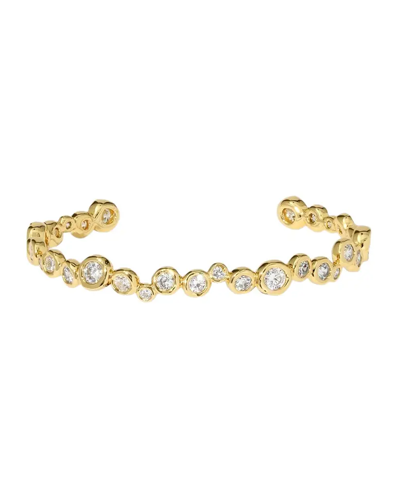 Alexis Bittar Asterales Gold CZ Skinny Cuff