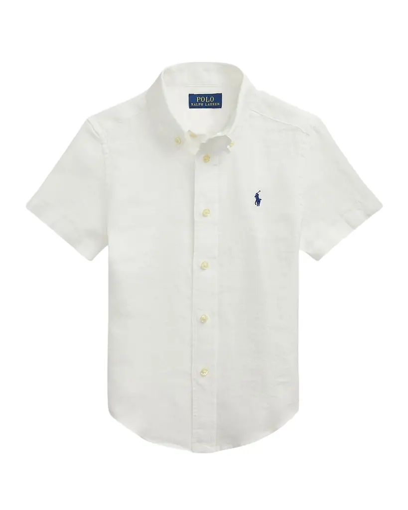 Polo Ralph Lauren Little Boy 's & Boy 's Linen Short-Sleeve Shirt