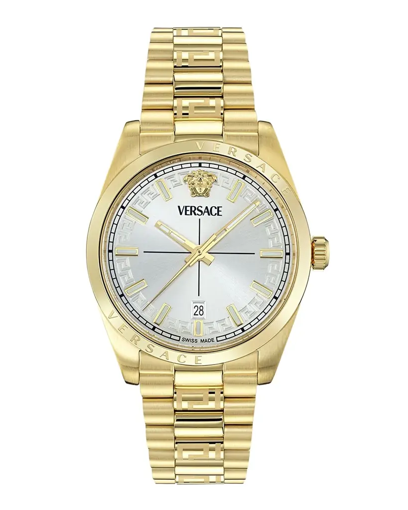 Versace Millenyium 40mm IP Yellow Gold Bracelet Watch