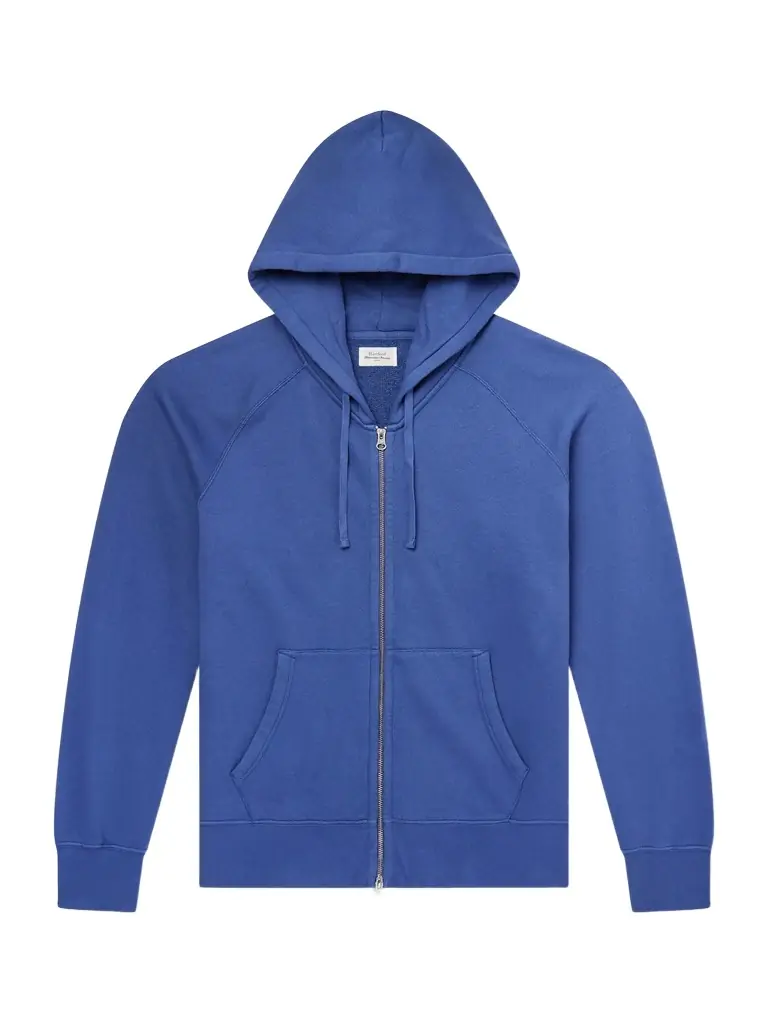 Hartford Cotton-Jersey Zip-Up Hoodie - Men