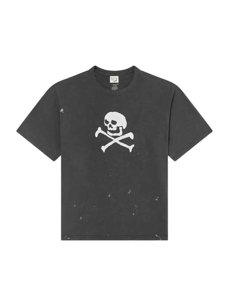OrSlow Vintage Fade Printed Paint-Splattered Cotton-Jersey T-Shirt - Men