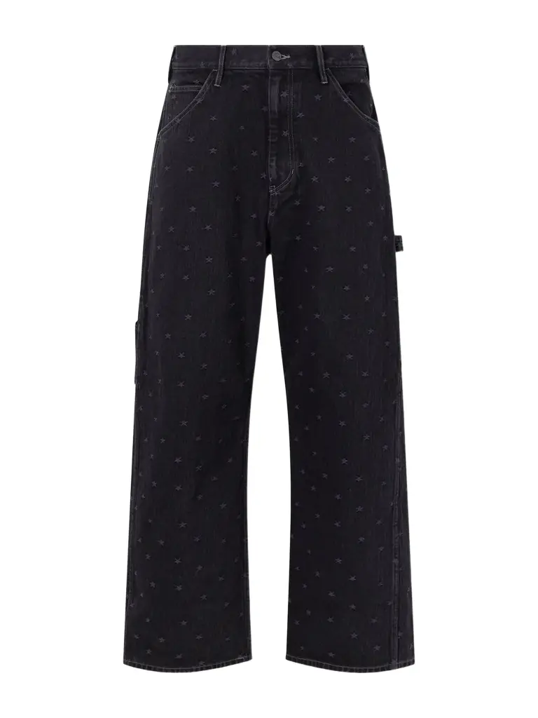 Needles Painter Straight-Leg Embroidered Jeans - Men