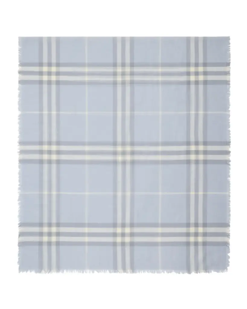 Burberry Giant Check Wool Scarf