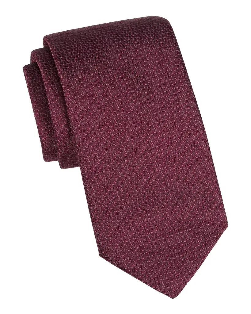 Canali Men 's Tonal Silk Jacquard Tie