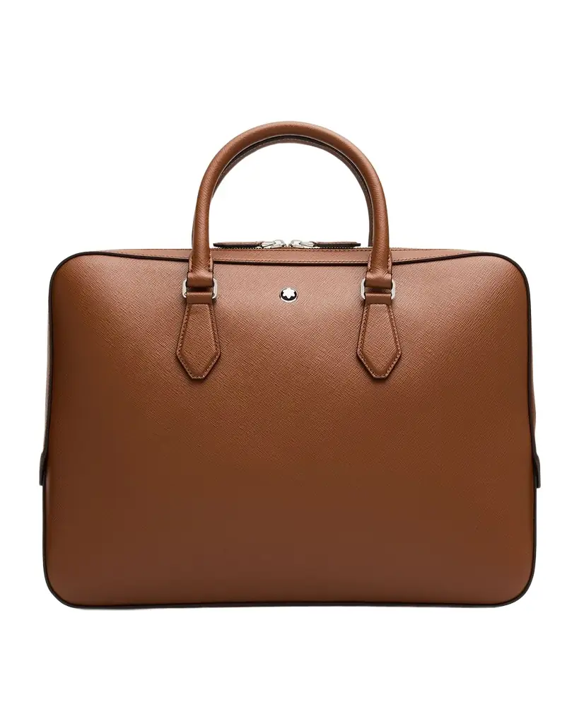Montblanc Men 's Sartorial Leather Briefcase