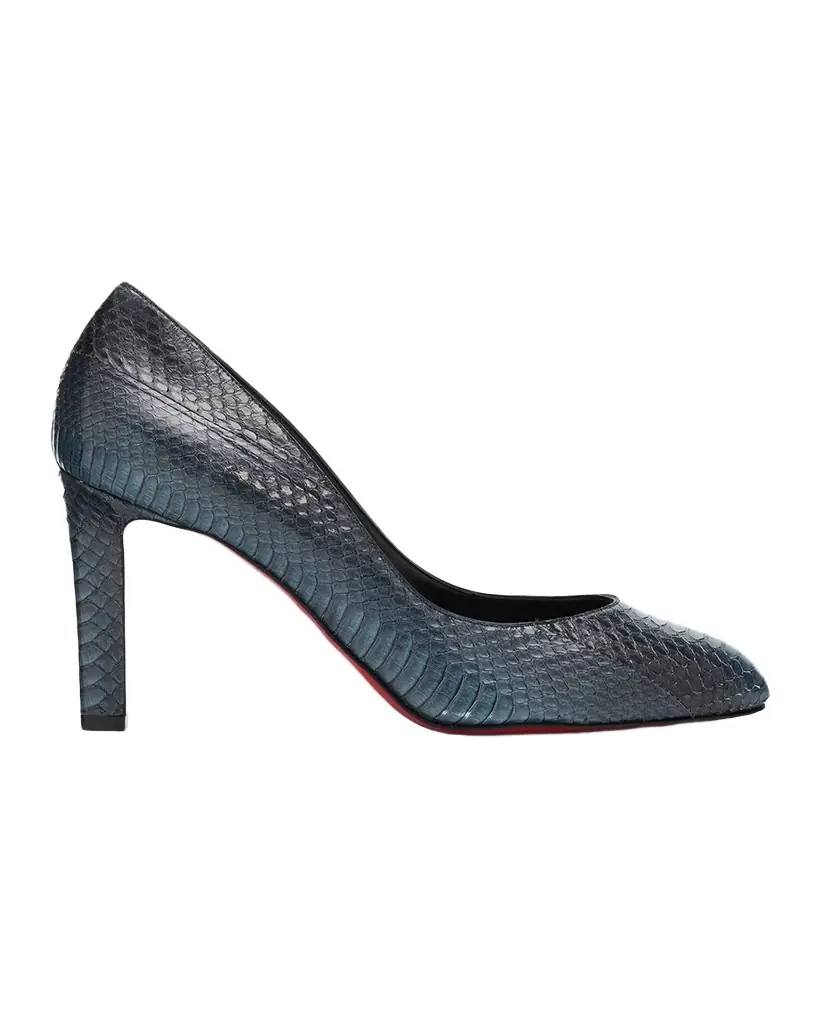Christian Louboutin 85mm Fannylove Watersnake Pumps