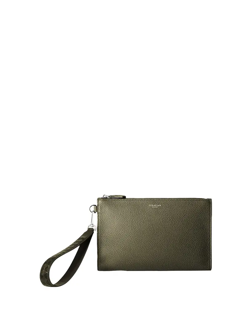 Serapian Men's Leather Clutch Bag