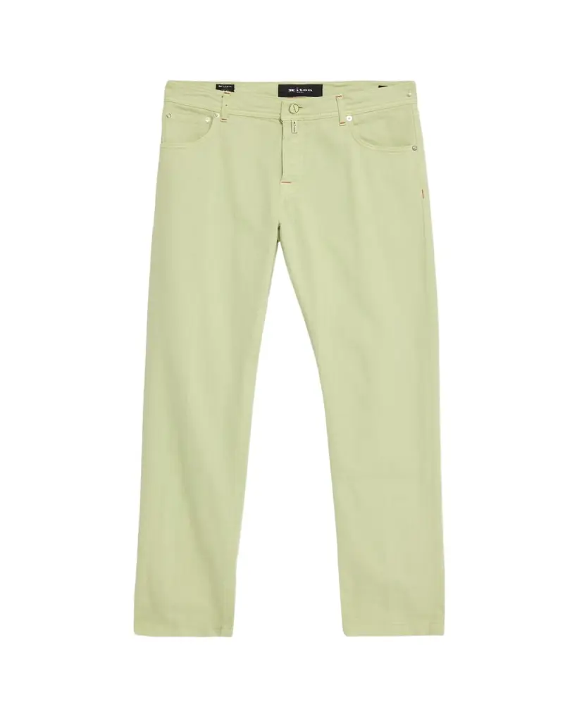 Kiton Men's Kurabo Slim Fit Cotton Stretch Five-Pocket Pants