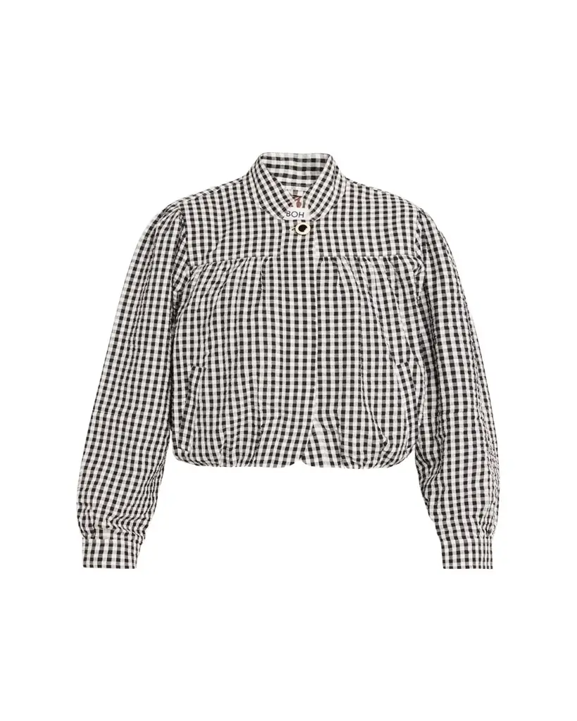 Alix of Bohemia Jodie Gingham Seersucker Jacket