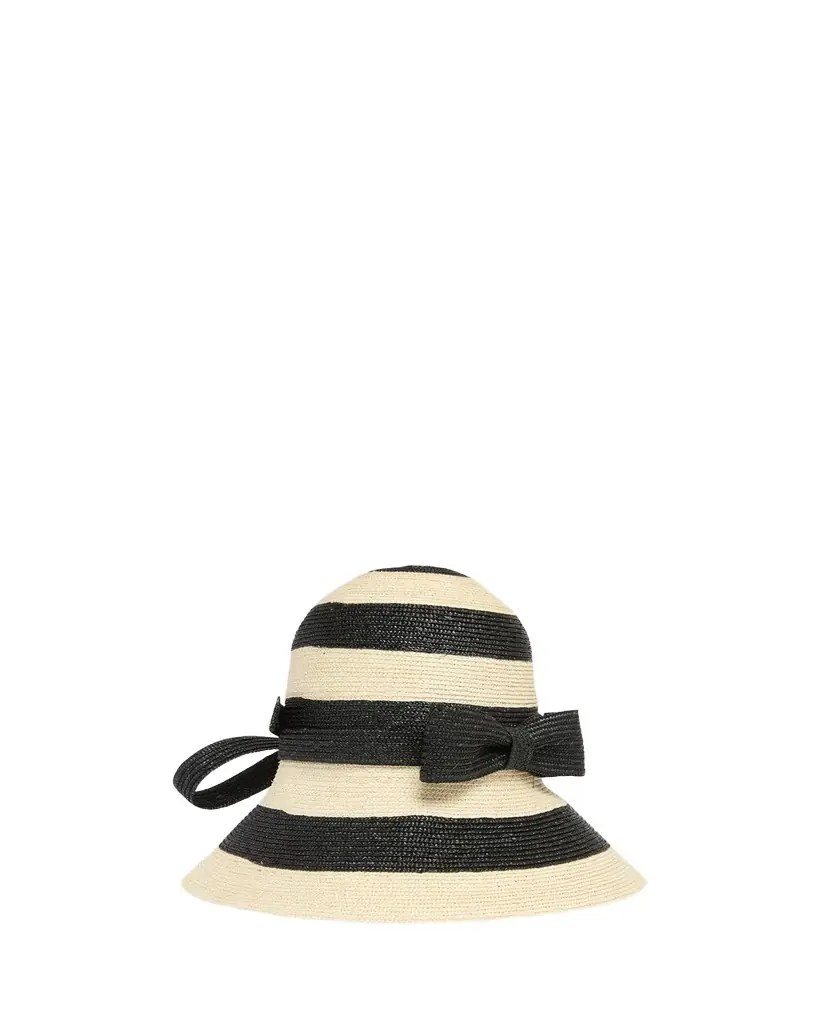 Valentino Garavani VLogo Signature Straw Cloche Hat