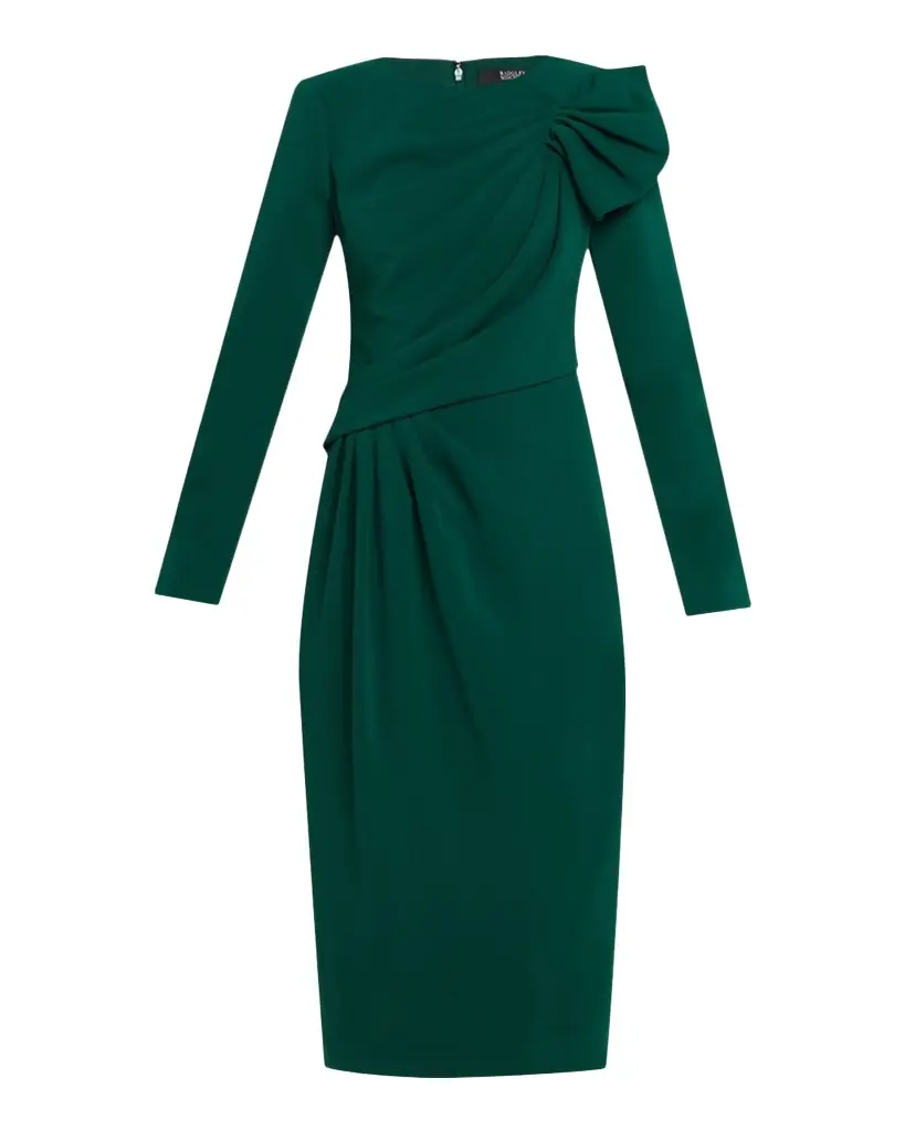 badgley mischka imitation pearl-embellished cocktail dress Badgley Mischka Imitation Pearl-Embellished Cocktail Dress