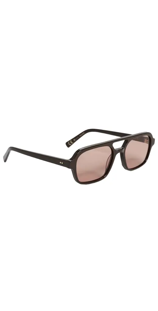 Luv Lou The Dusty Sunglasses Dark Chocolate One Size