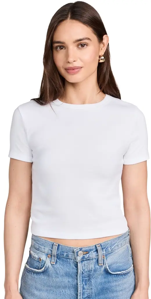 Joe's Jeans The Baby Tee Optic White