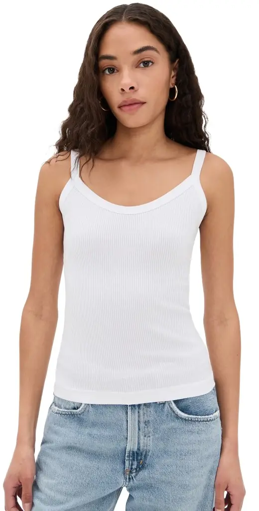 AGOLDE Jordan Tank White