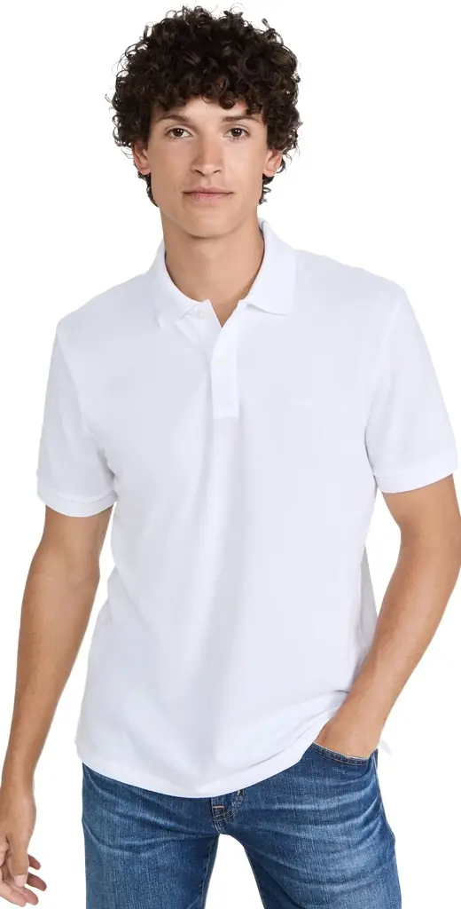 BOSS Regular Fit Polo hirt White