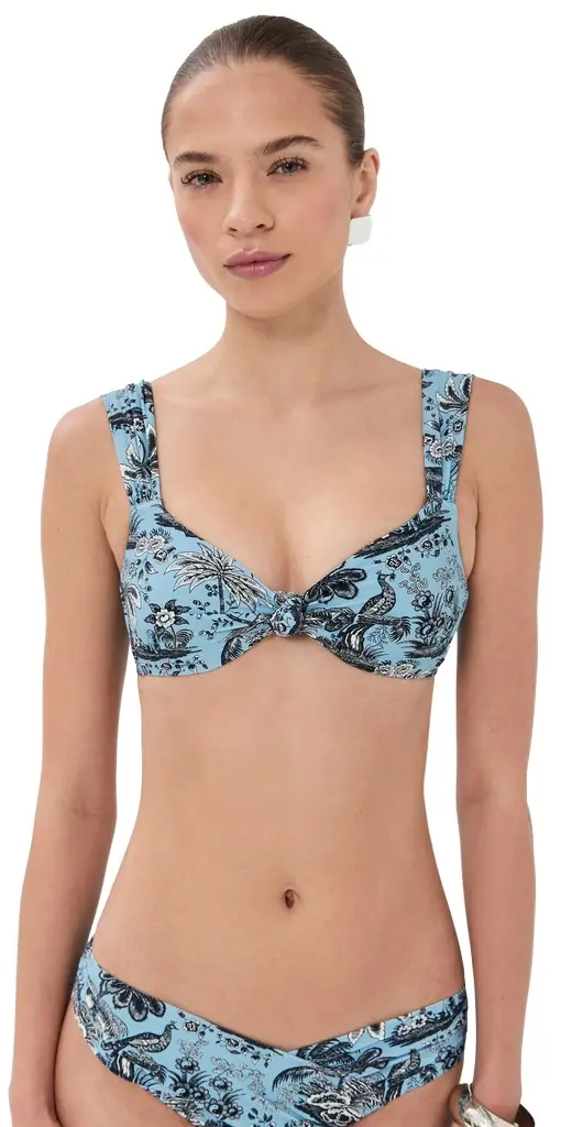 STAUD Janie Bikini Top ky Toile