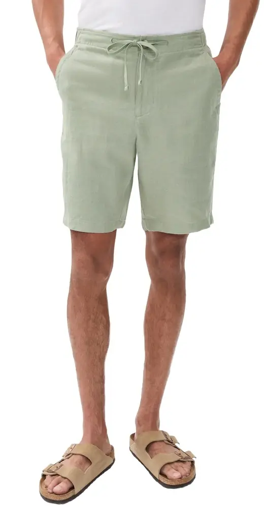 Vince Drawstring Hemp Shorts 9 atcha