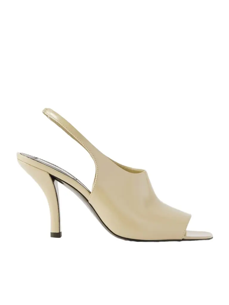 TOTEME Glossed-leather Sandals