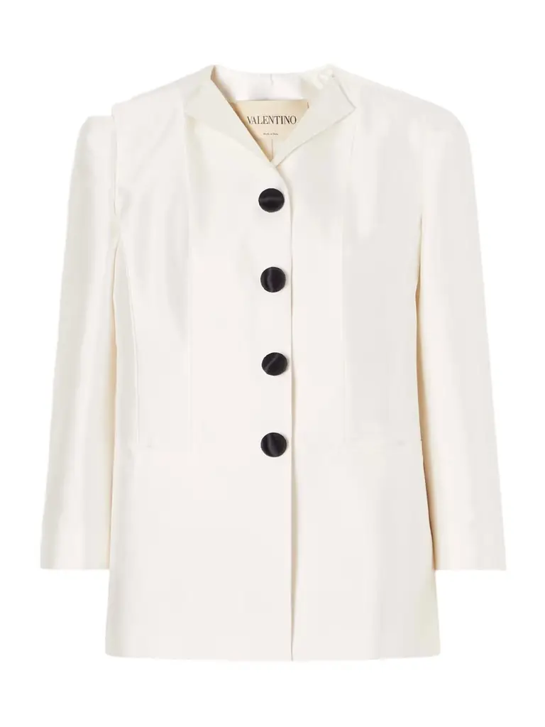 Valentino Garavani Silk-shantung Blazer