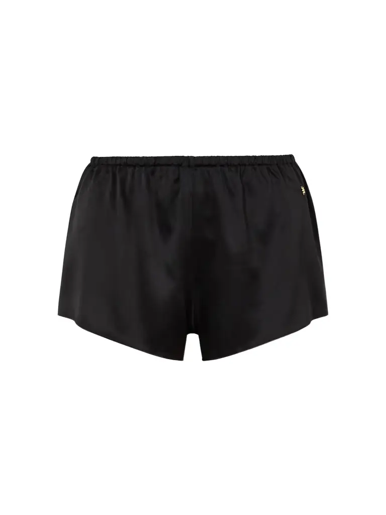 ÉTERNE Lane Silk-blend Satin Shorts