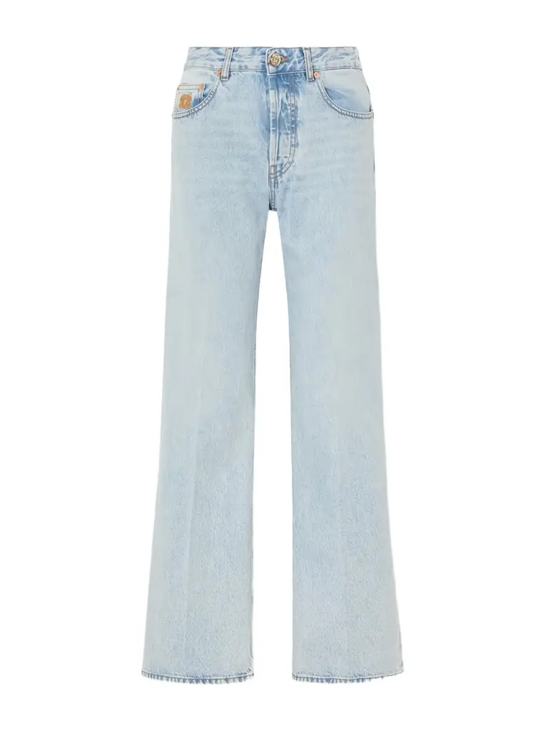 Blazé Milano Nariida Maline Mid-rise Wide-leg Jeans